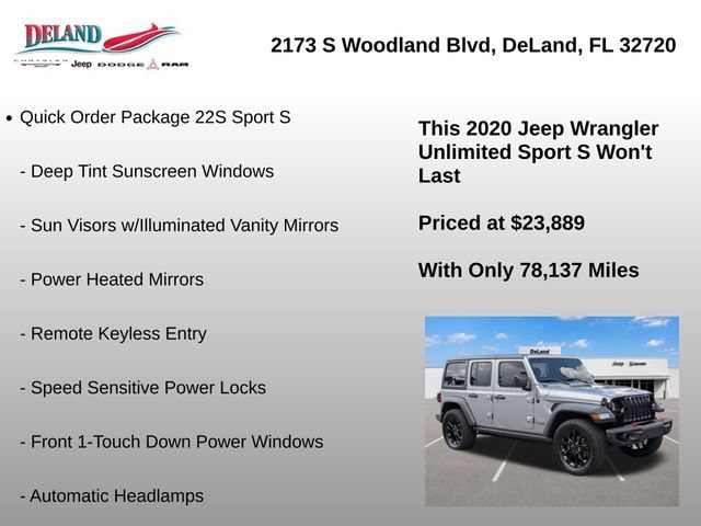 2020 Jeep Wrangler Unlimited Sport S - Photo 8