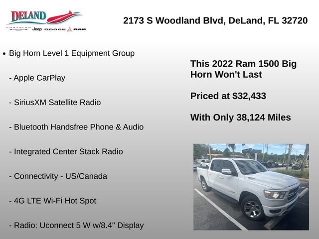2022 RAM Ram 1500 Pickup Big Horn/Lone Star - Photo 13