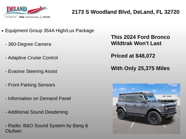 2024 Ford Bronco 4-Door Wildtrak - Photo 8
