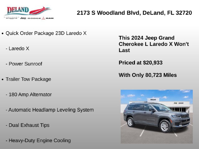 2024 Jeep Grand Cherokee L Laredo - Photo 7