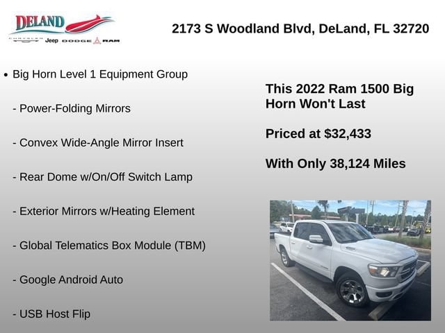 2022 RAM Ram 1500 Pickup Big Horn/Lone Star - Photo 12