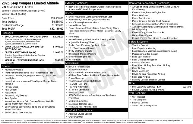 2026 Jeep Compass Limited Altitude - Photo 40