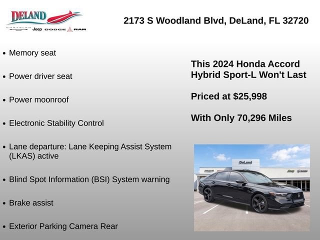 2024 Honda Accord Hybrid Sport-L - Photo 6