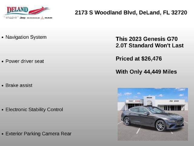 2023 GENESIS G70 Standard - Photo 7