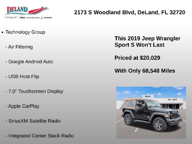 2019 Jeep Wrangler Sport S - Photo 22