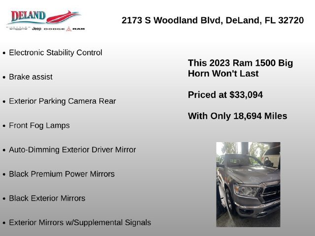 2023 RAM Ram 1500 Pickup Big Horn/Lone Star - Photo 7