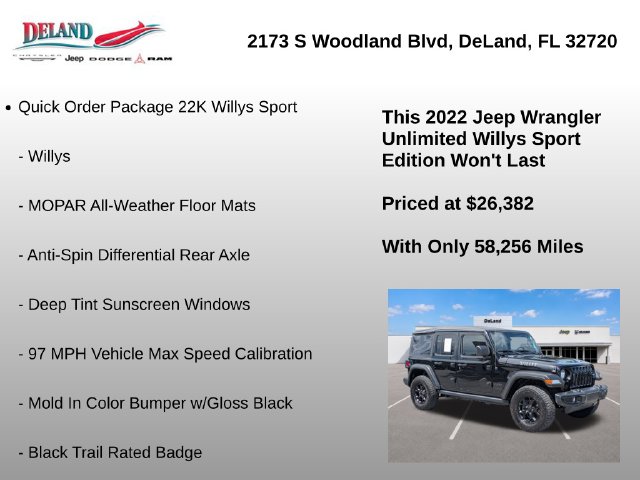 2022 Jeep Wrangler Unlimited Willys Sport - Photo 7