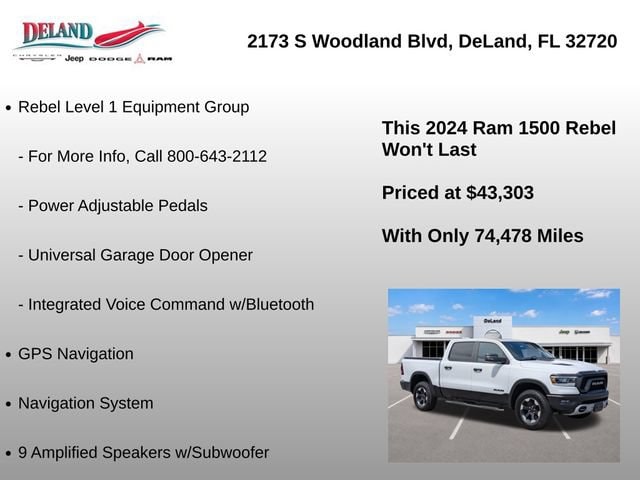 2024 RAM Ram 1500 Pickup Rebel - Photo 36