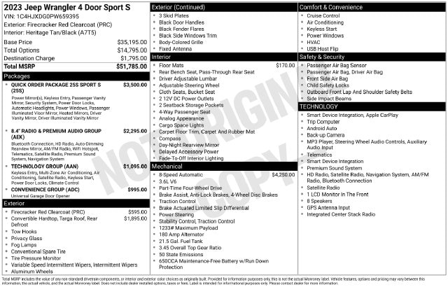 2023 Jeep Wrangler 4-Door Sport S - Photo 38