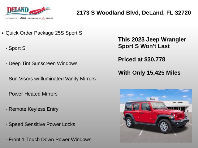 2023 Jeep Wrangler 4-Door Sport S - Photo 7