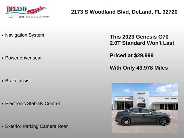 2023 GENESIS G70 Standard - Photo 6