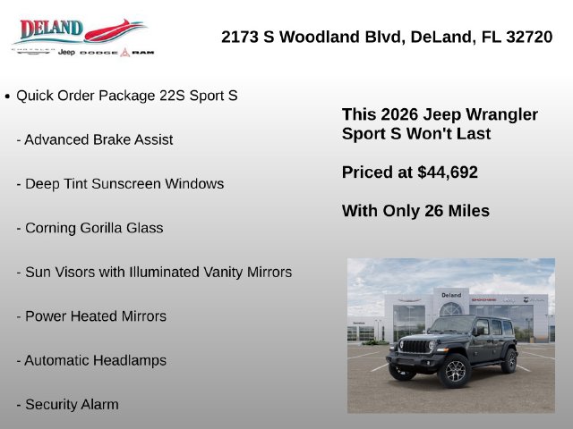 2026 Jeep Wrangler 4-Door Sport S - Photo 7