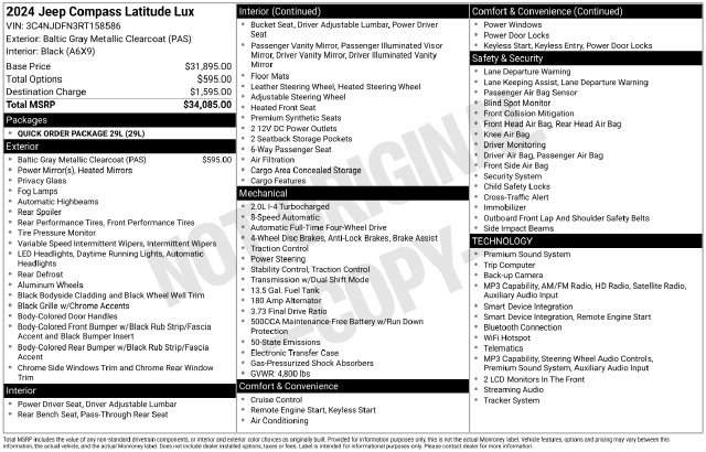 2024 Jeep Compass Latitude Lux - Photo 33