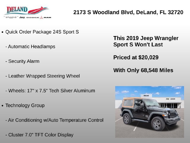 2019 Jeep Wrangler Sport S - Photo 15