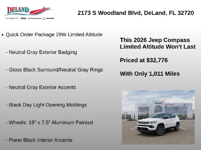 2026 Jeep Compass Limited Altitude - Photo 7