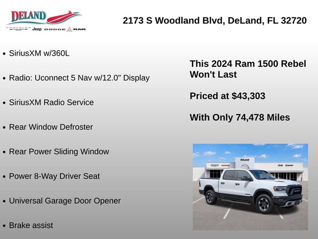 2024 RAM Ram 1500 Pickup Rebel - Photo 44