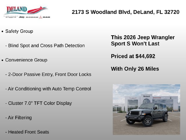 2026 Jeep Wrangler 4-Door Sport S - Photo 29