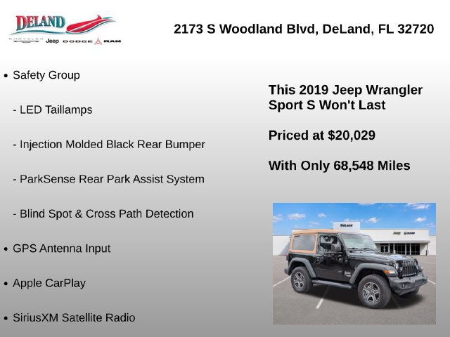 2019 Jeep Wrangler Sport S - Photo 29