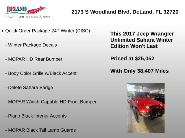 2017 Jeep Wrangler Unlimited Winter - Photo 11