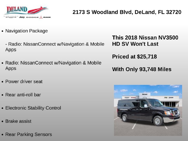 2018 Nissan NV Passenger SV - Photo 7