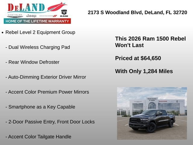 2026 RAM 1500 Rebel - Photo 6