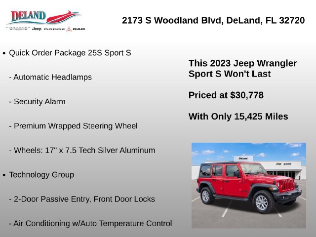 2023 Jeep Wrangler 4-Door Sport S - Photo 14