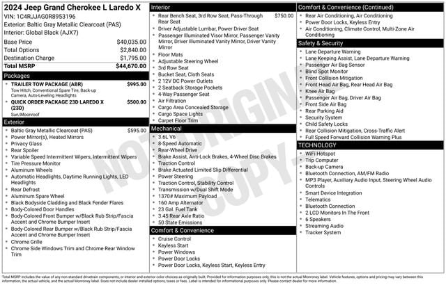 2024 Jeep Grand Cherokee L Laredo - Photo 36
