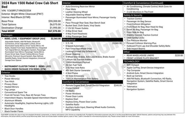 2024 RAM Ram 1500 Pickup Rebel - Photo 45