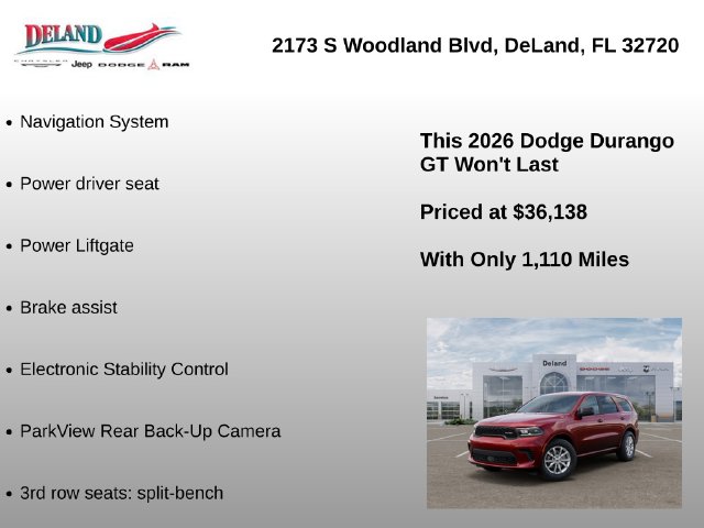 2026 Dodge Durango GT - Photo 7