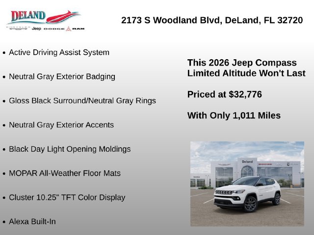 2026 Jeep Compass Limited Altitude - Photo 37