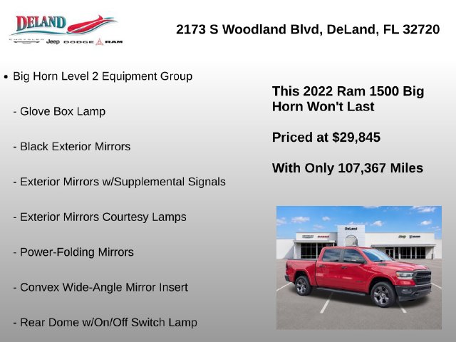 2022 RAM Ram 1500 Pickup Big Horn/Lone Star - Photo 22