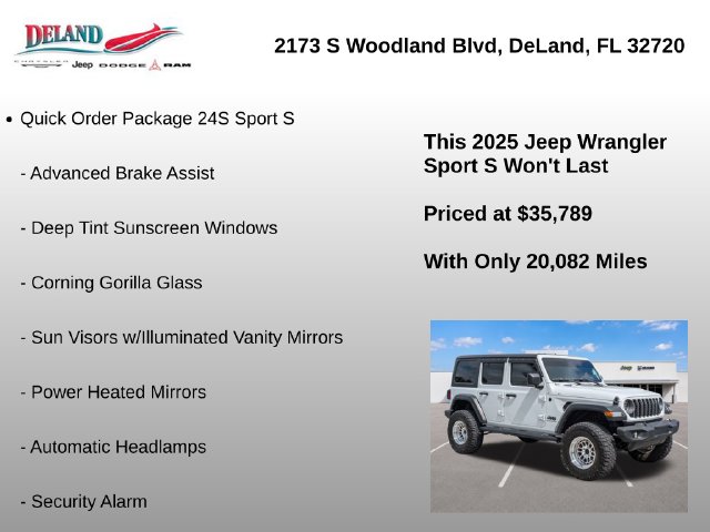 2025 Jeep Wrangler 4-Door Sport S - Photo 7
