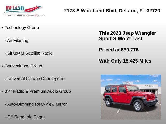 2023 Jeep Wrangler 4-Door Sport S - Photo 20