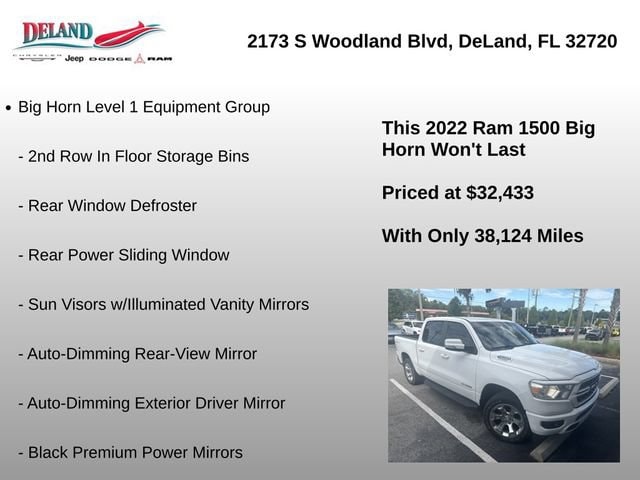 2022 RAM Ram 1500 Pickup Big Horn/Lone Star - Photo 10
