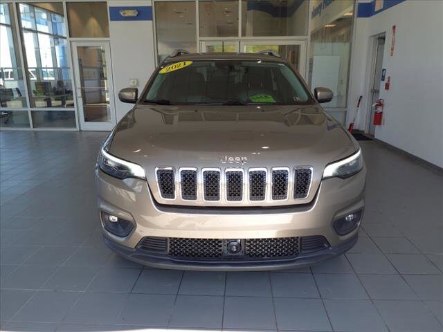 Used 2021 Jeep Cherokee Latitude Plus with VIN 1C4PJMLB7MD115418 for sale in Indiana, PA