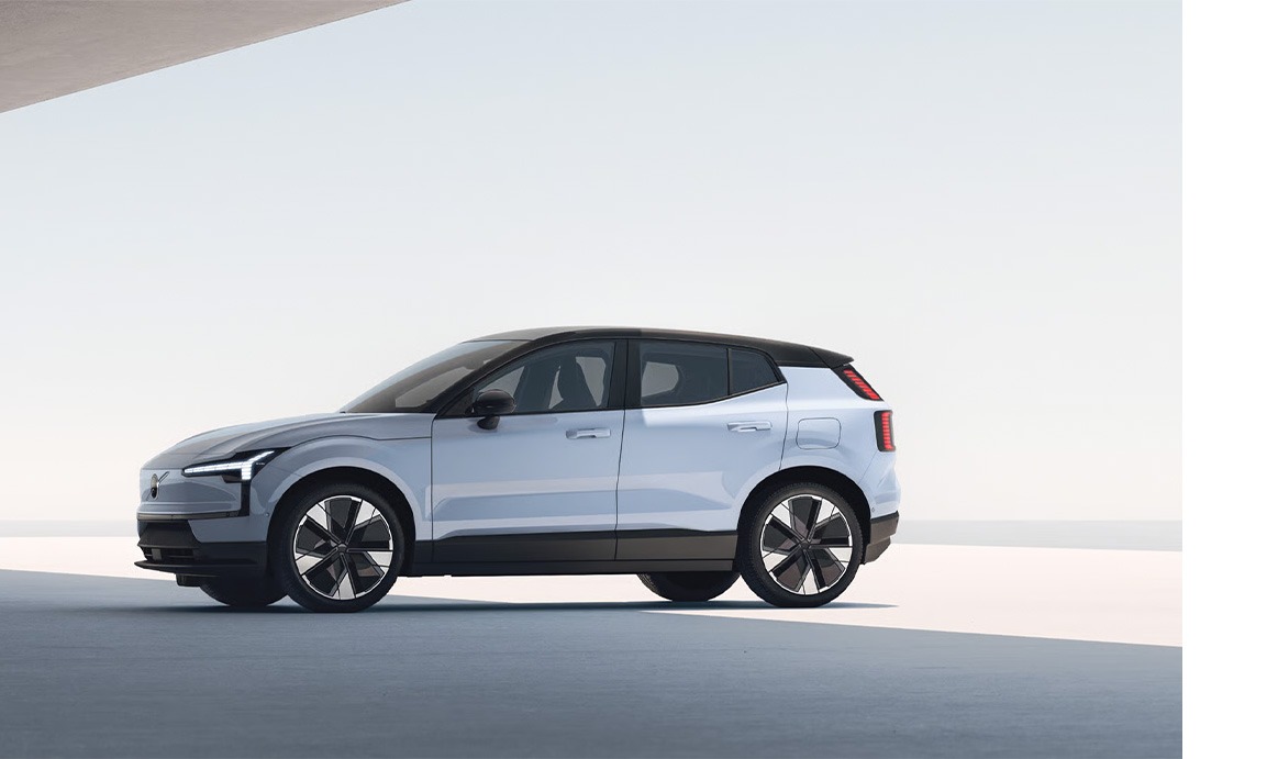 2026 Volvo EX30 at Delaney Volvo Cars Greensburg in Greensburg, PA | Light blue 2026 Volvo EX30