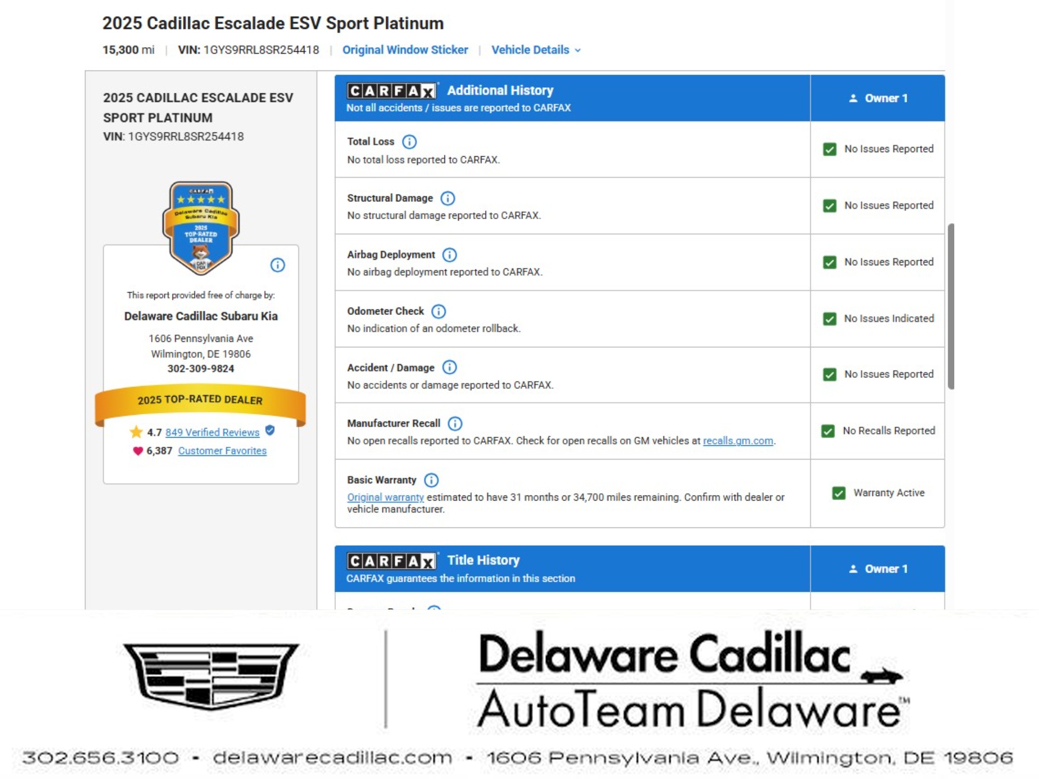2025 Cadillac Escalade ESV