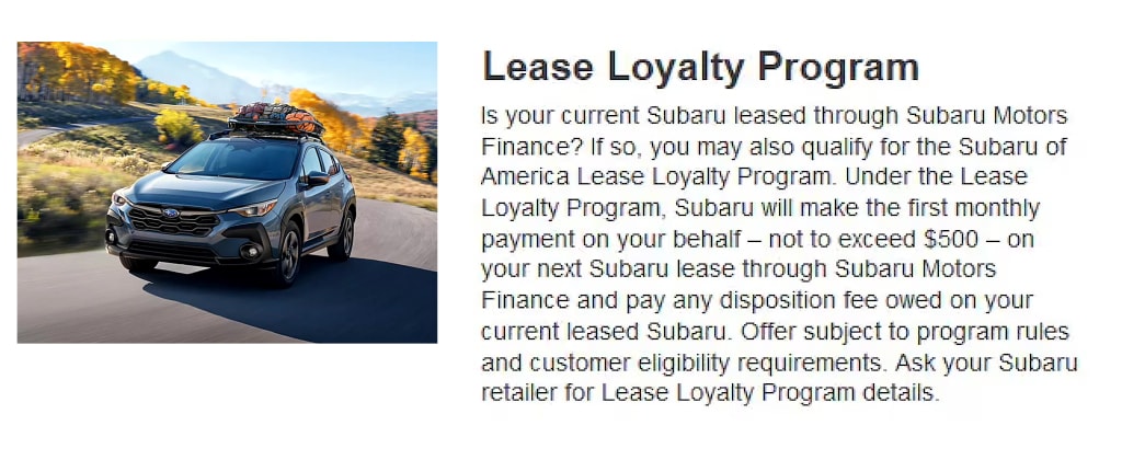 Find New Subaru Lease Deals & Specials | Delaware Subaru