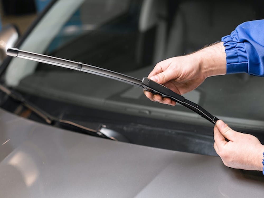 Technician Putting on Wiper Blade