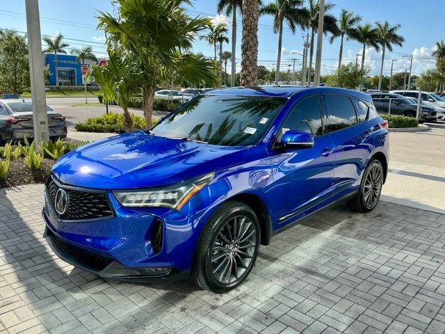 Certified Used 2023 Apex Blue Pearl Acura A-Spec Advance Package image 3