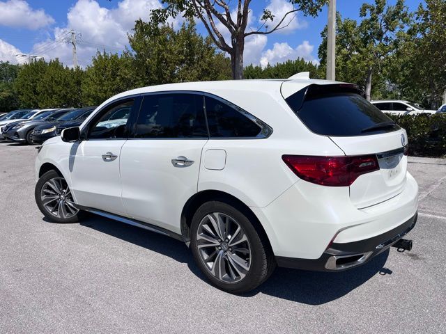 Used 2018 White Diamond Pearl Acura V6 SH-AWD with Technology Package image 3