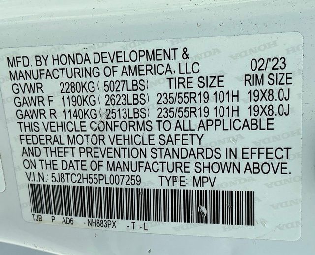 Used 2023 Platinum White Pearl Acura Technology Package image 38