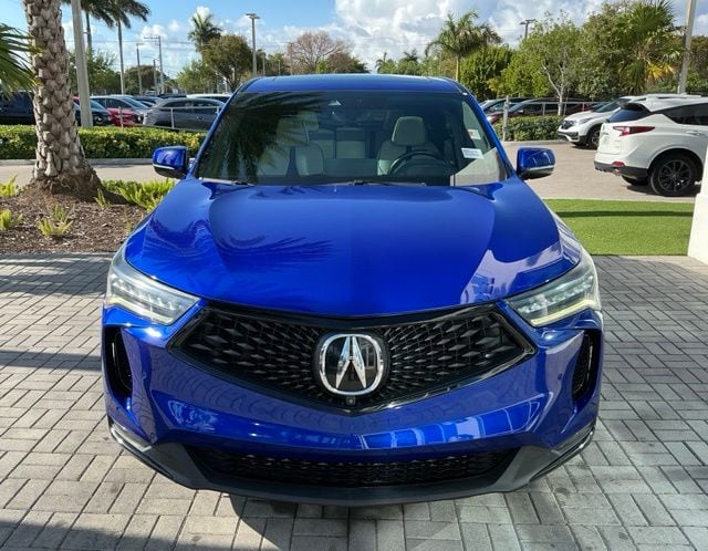 Certified Used 2023 Apex Blue Pearl Acura A-Spec Advance Package image 2
