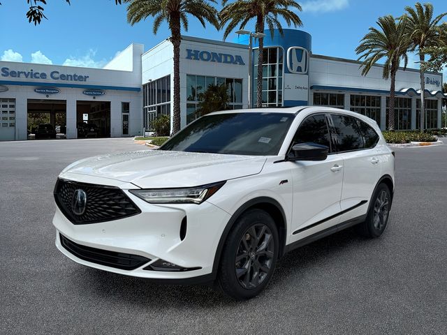 Certified Used 2023 Platinum White Pearl Acura SH-AWD A-Spec Package image 4