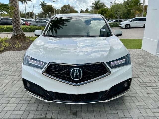 Used 2019 White Diamond Pearl Acura 3.5L Tech & A-Spec Pkgs image 2