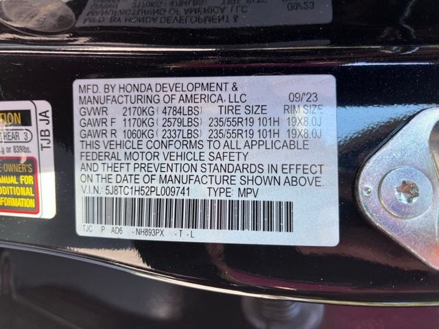 Certified Used 2023 Majestic Black Pearl Acura Technology Package image 12