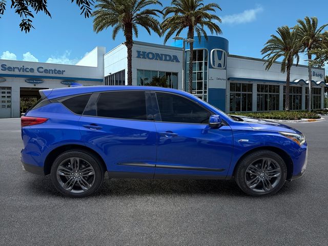 Certified Used 2022 Apex Blue Pearl Acura A-Spec Package image 9