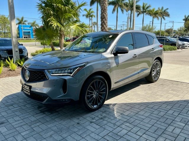 Certified Used 2023 Liquid Carbon Metallic Acura A-Spec Advance Package image 3