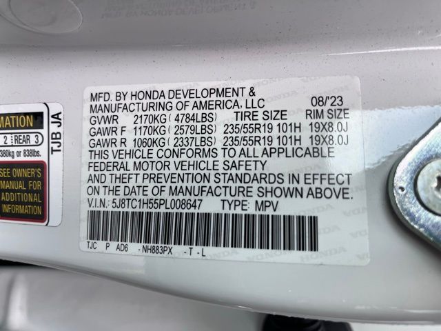 Certified Used 2023 Platinum White Pearl Acura Technology Package image 11