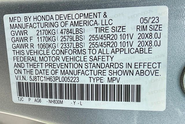 Certified Used 2023 Lunar Silver Metallic Acura A-Spec Package image 38